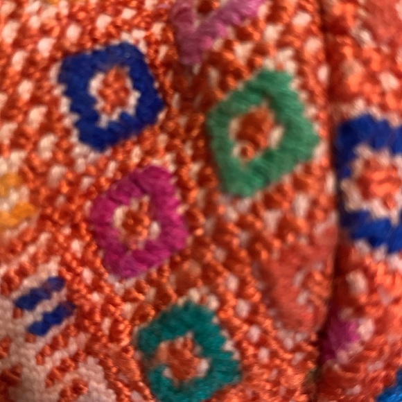 Jumpman Jordan Sz 4/7 red/orange baseball cap w/embroidery detail front & center - Picture 2 of 9